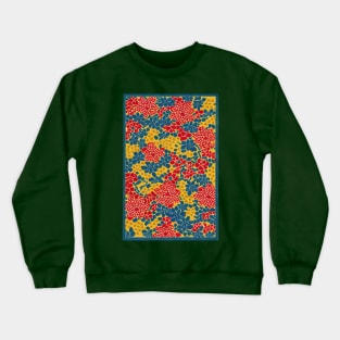 Japanese traditional flower pattern, ukiyo e style Crewneck Sweatshirt